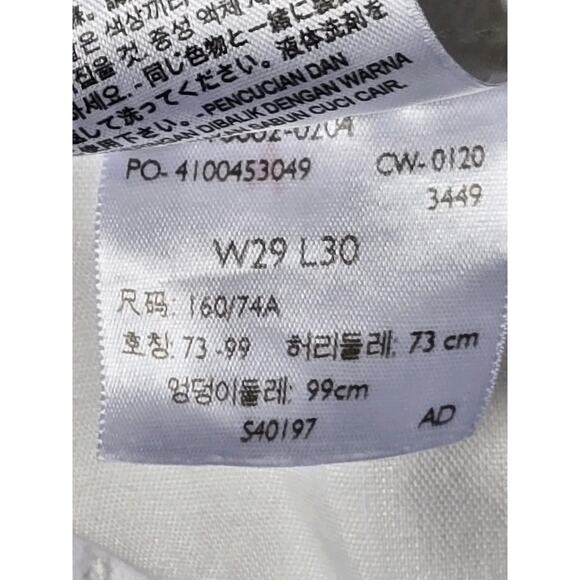 Levi's SOFT CLEAN WHITE Women's 721 High-Rise Skinny Jeans, 6 Medium W29 X L30 - Picture 5 of 12